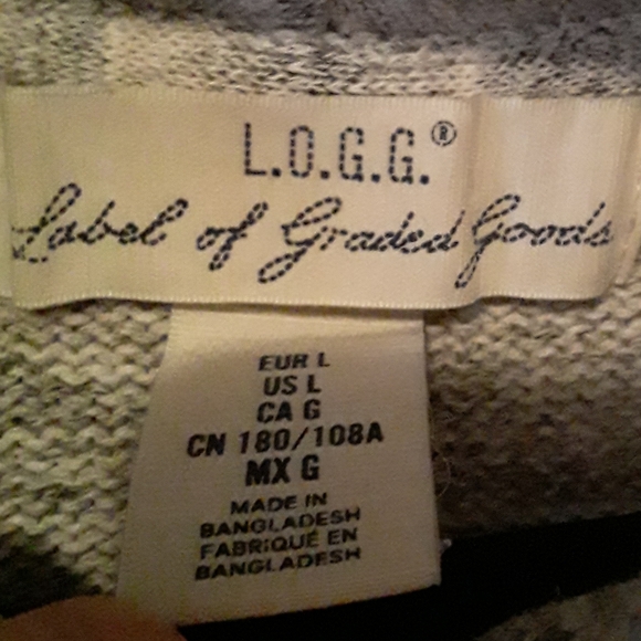 H&M L.O.G.G. Mens Sweater With A Button-Up V-Neck - Picture 12 of 14